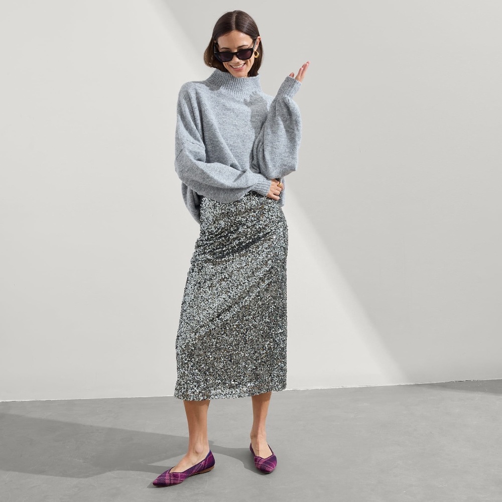 Rothy's The Point II - Purple Plaid Size 9 - Picture 3 of 3